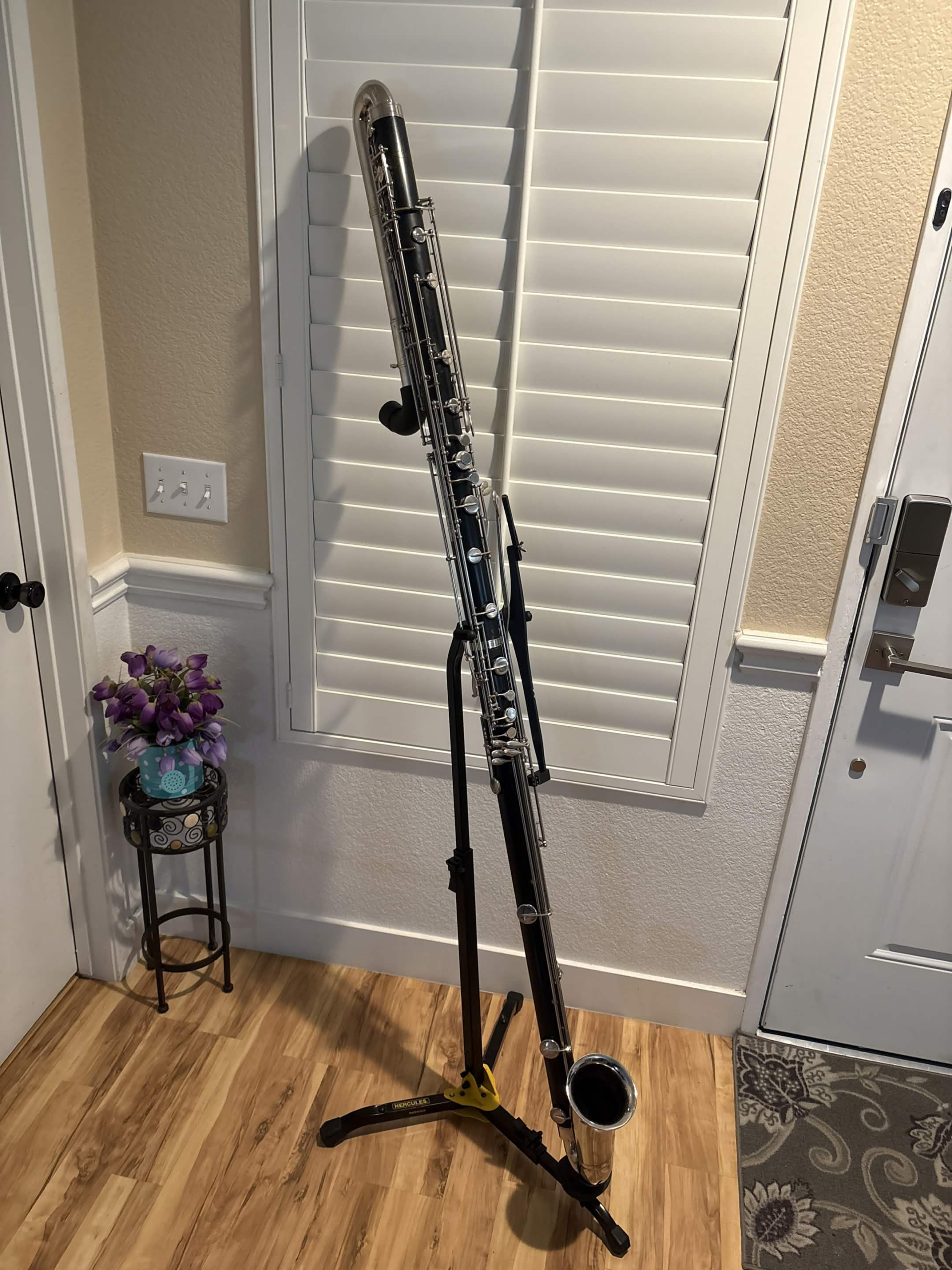 Leblanc L7182/Vito Contrabass Clarinet Auxiliary LH Ab/Eb Key - Image 2