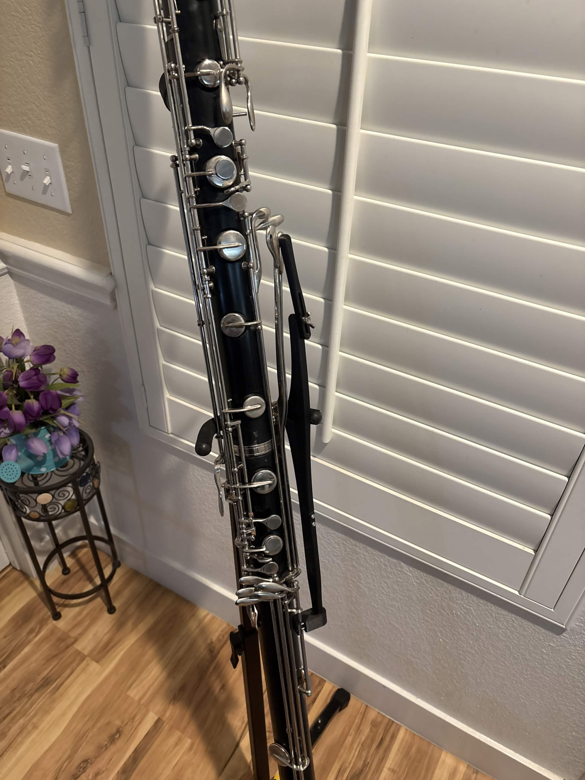Leblanc L7182/Vito Contrabass Clarinet Auxiliary LH Ab/Eb Key - Image 3